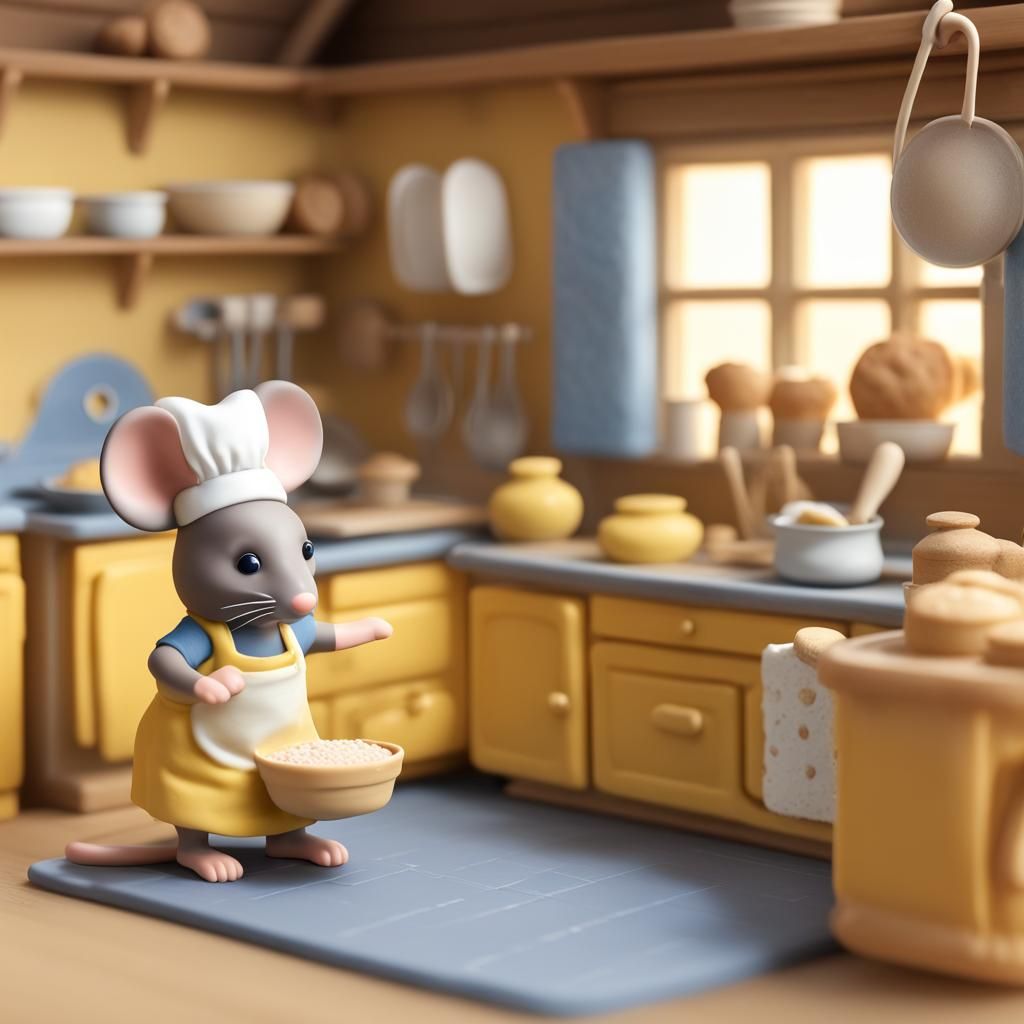Kitchen Mouse AI Generated Artwork NightCafe Creator