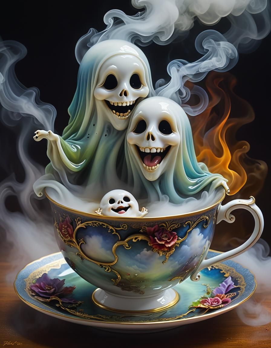 Scary but cute!!   by @Hit moments