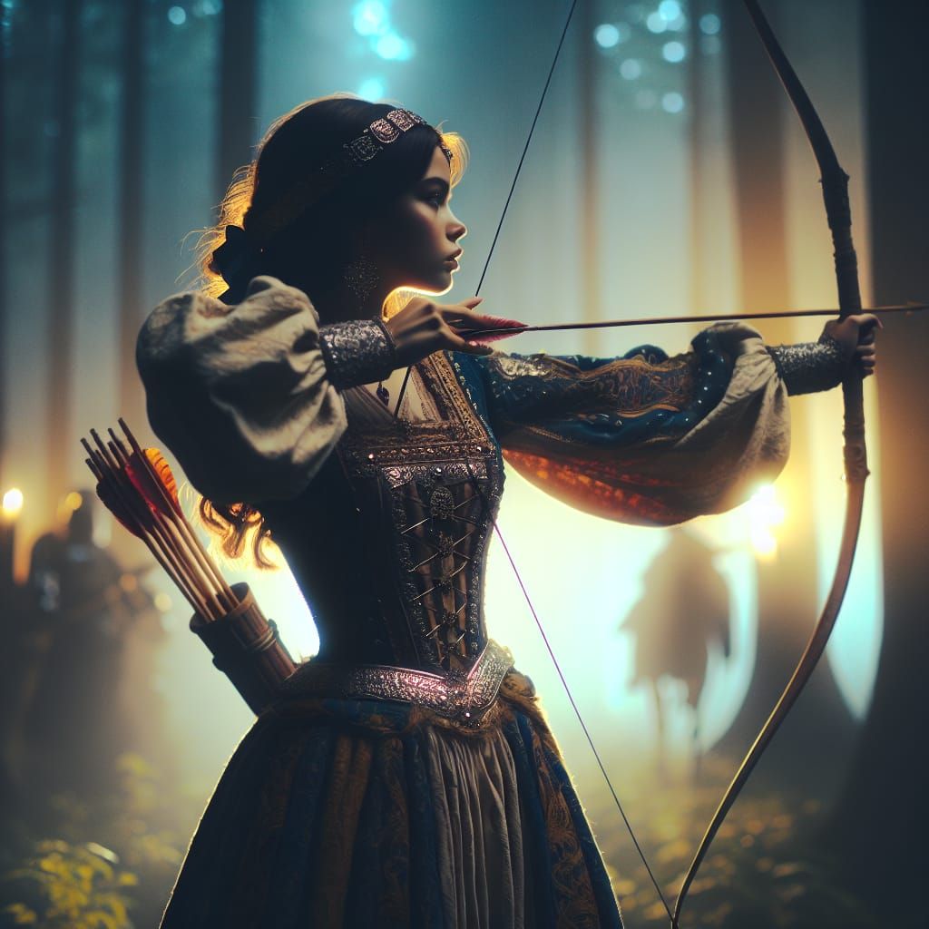 The little archer  by @MilaCroft