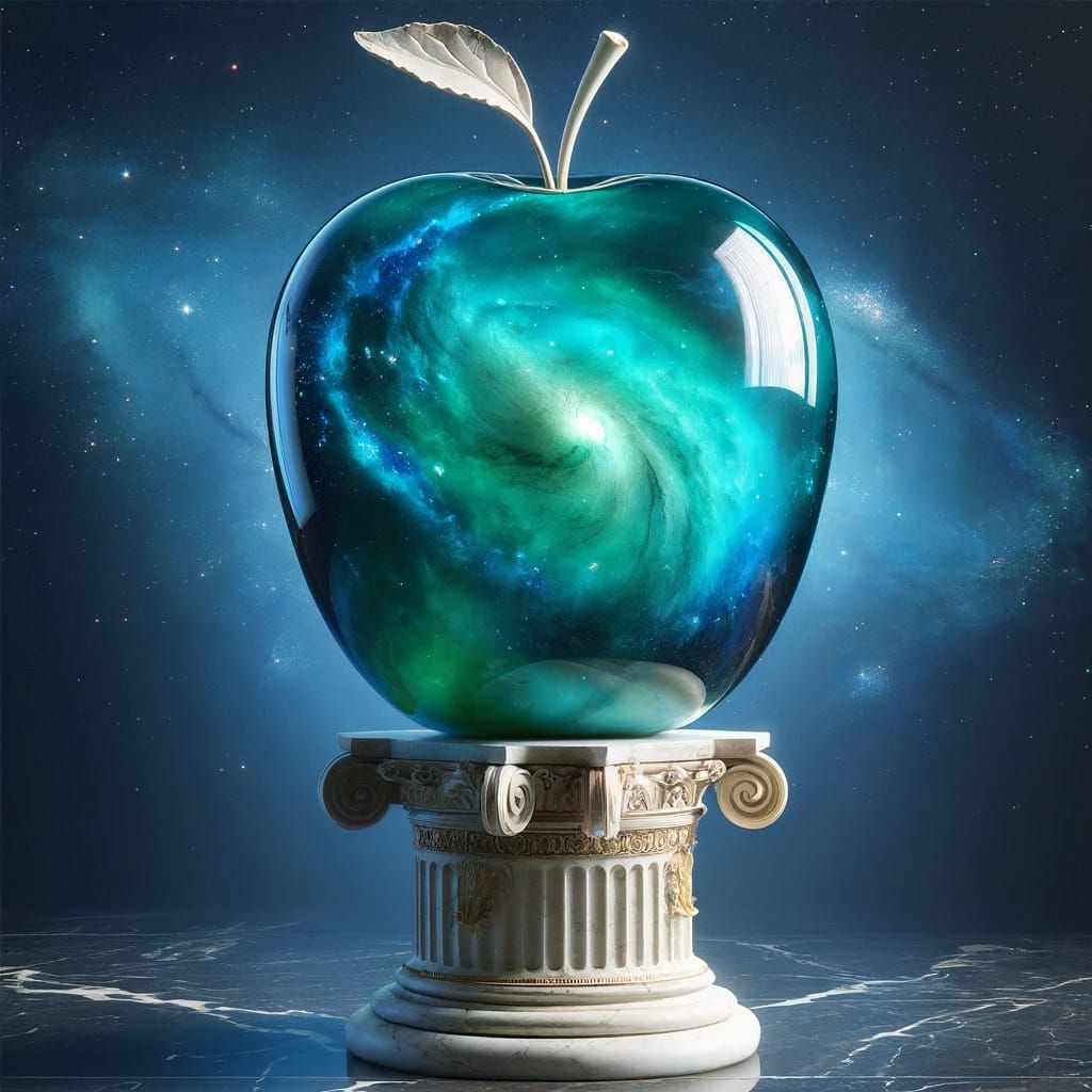 Cosmic Glass Apple