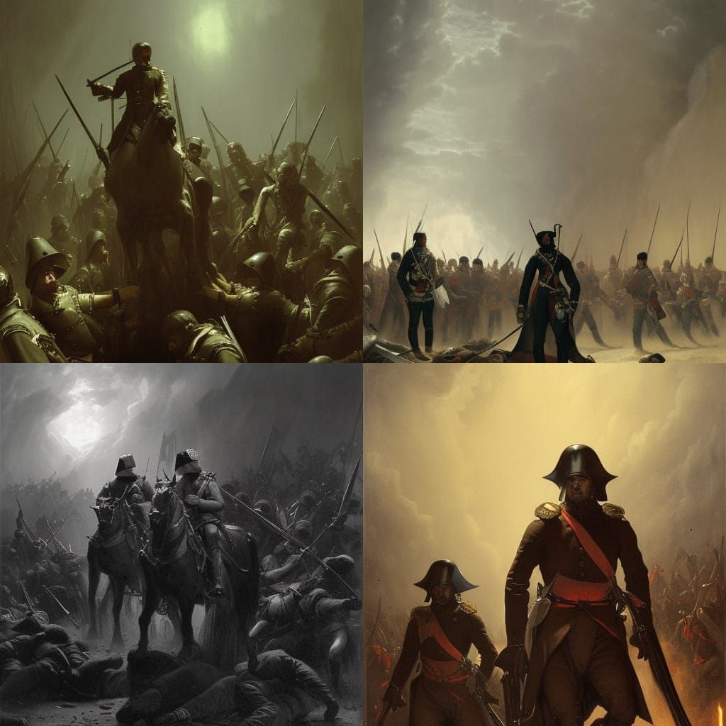 Other worldly Napoleonic soldiers