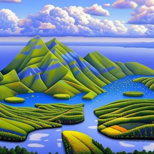A Finely Detailed City in the Sky