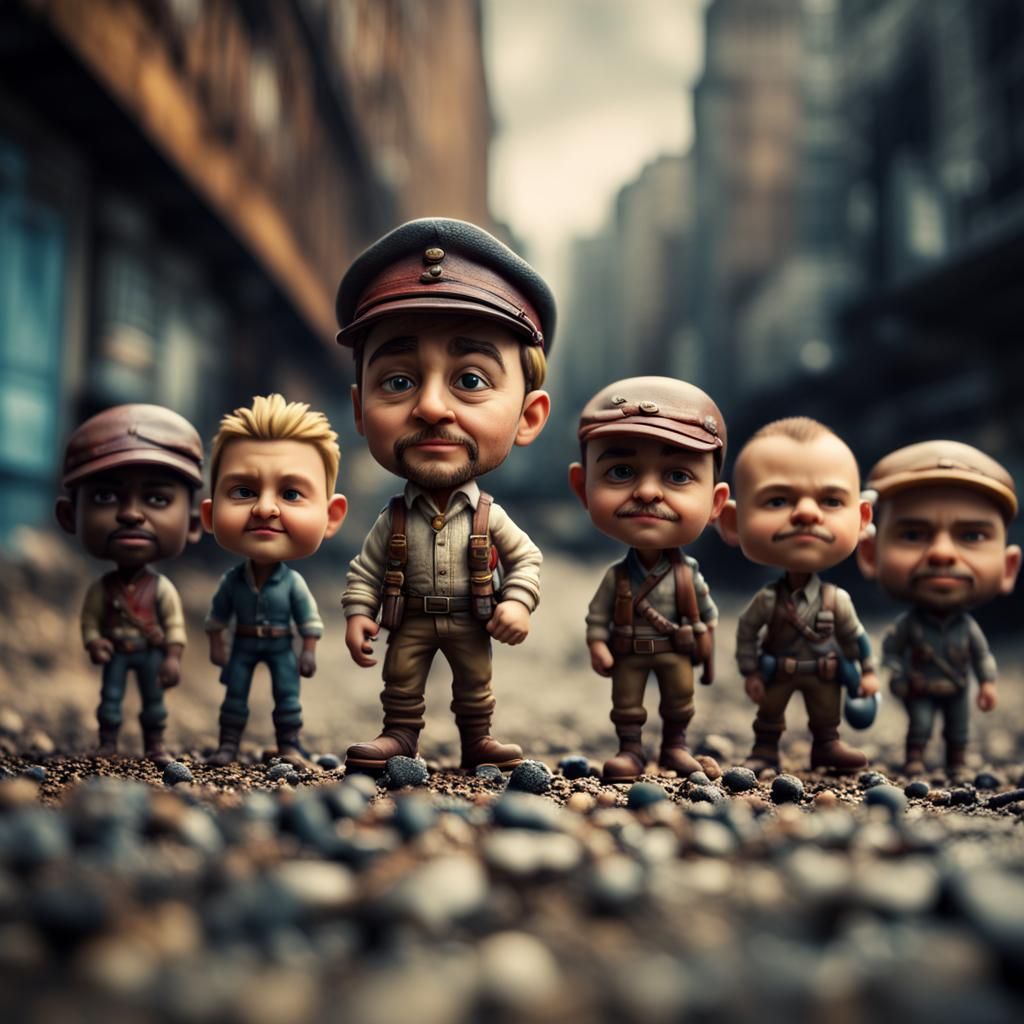 Epic adventure of bobblehead SAS characters behind enemy lines  by @Kovi