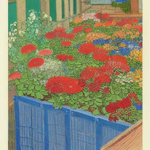 Art by Hasui Kawase, Vincent van Gogh, Wassily Kandinsky, cl...