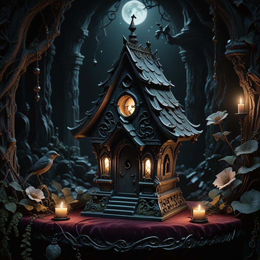 Birdhouse   by @pig-and-sheep