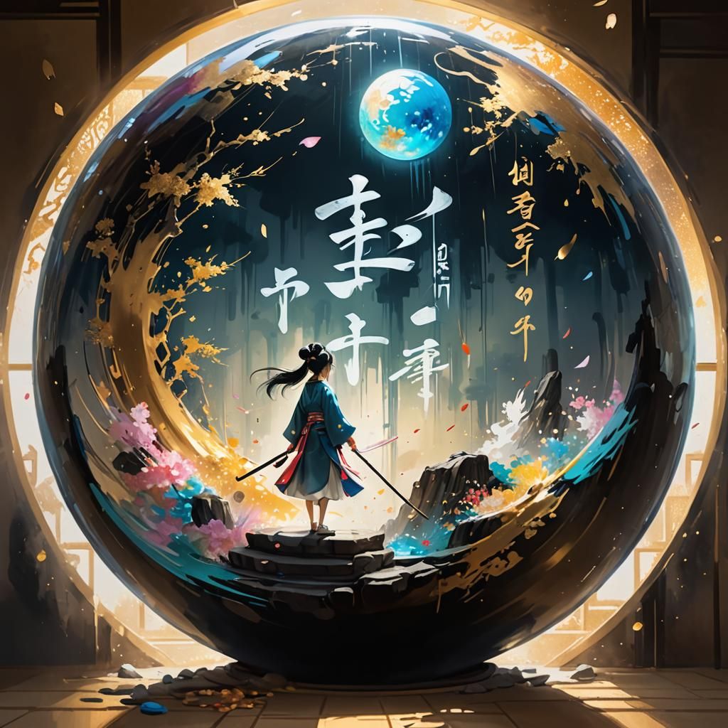  Chinese Art    by @Wasgij