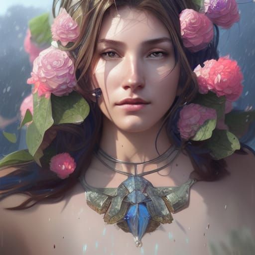 Detailed Portrait in Dynamic Lighting, Trending Artstation S...