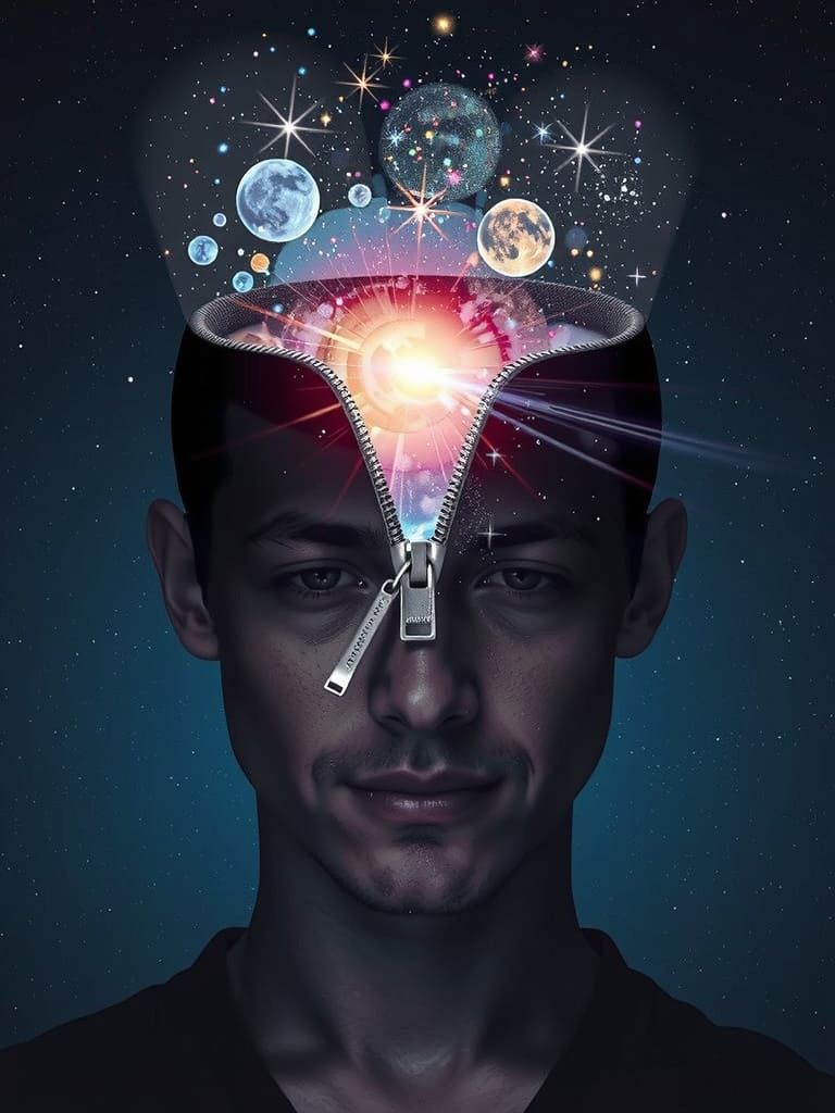 Universe inside.   by @Hit moments