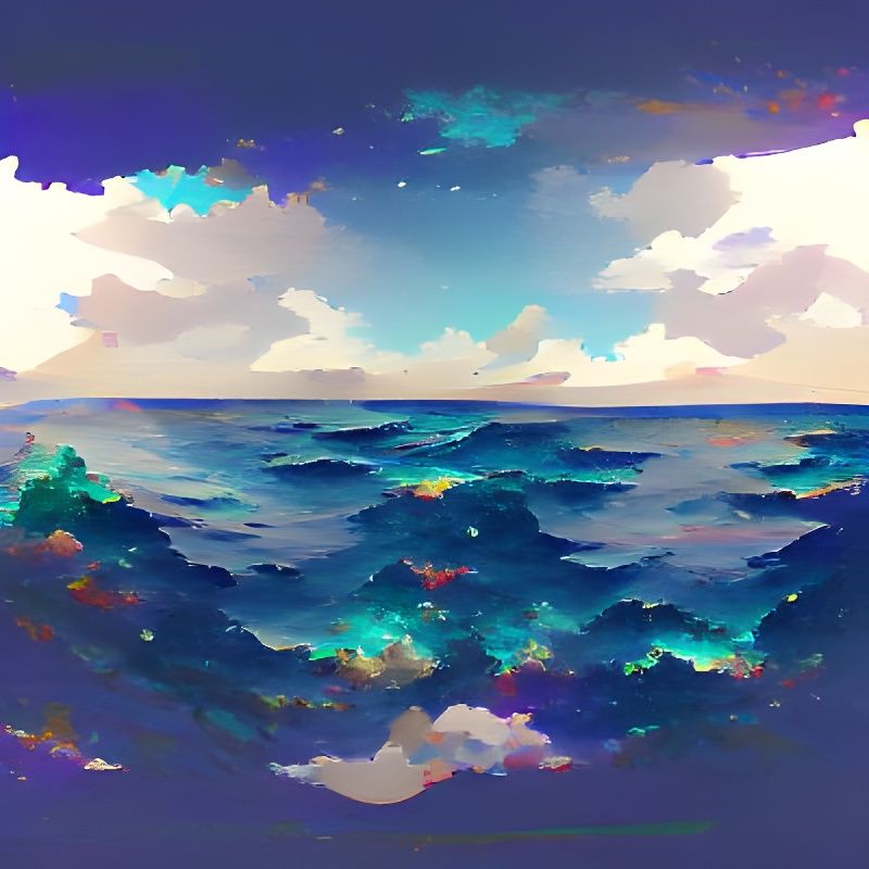 The ocean - AI Generated Artwork - NightCafe Creator