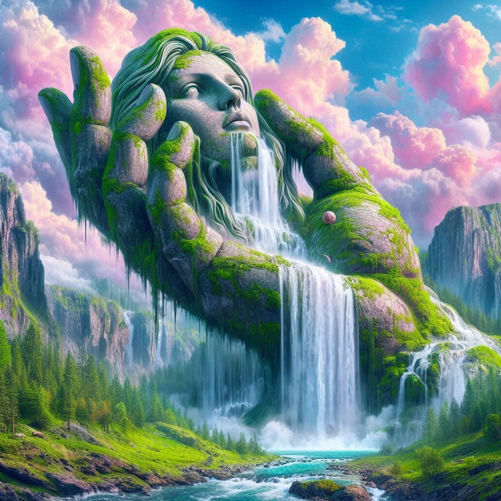Gaia's Cascade of Life :: The Eternal Flow of Creation
