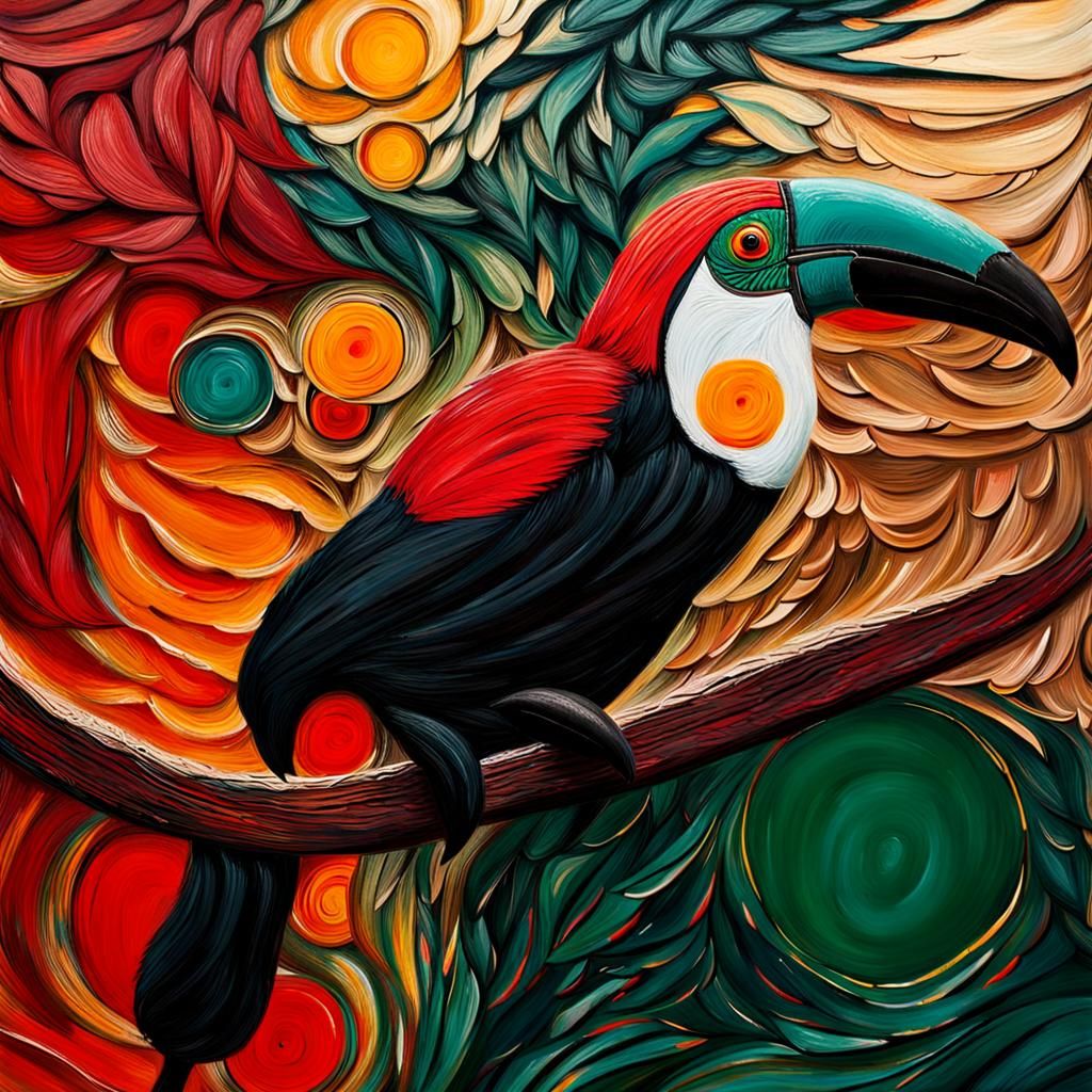 Close-up of a toucan