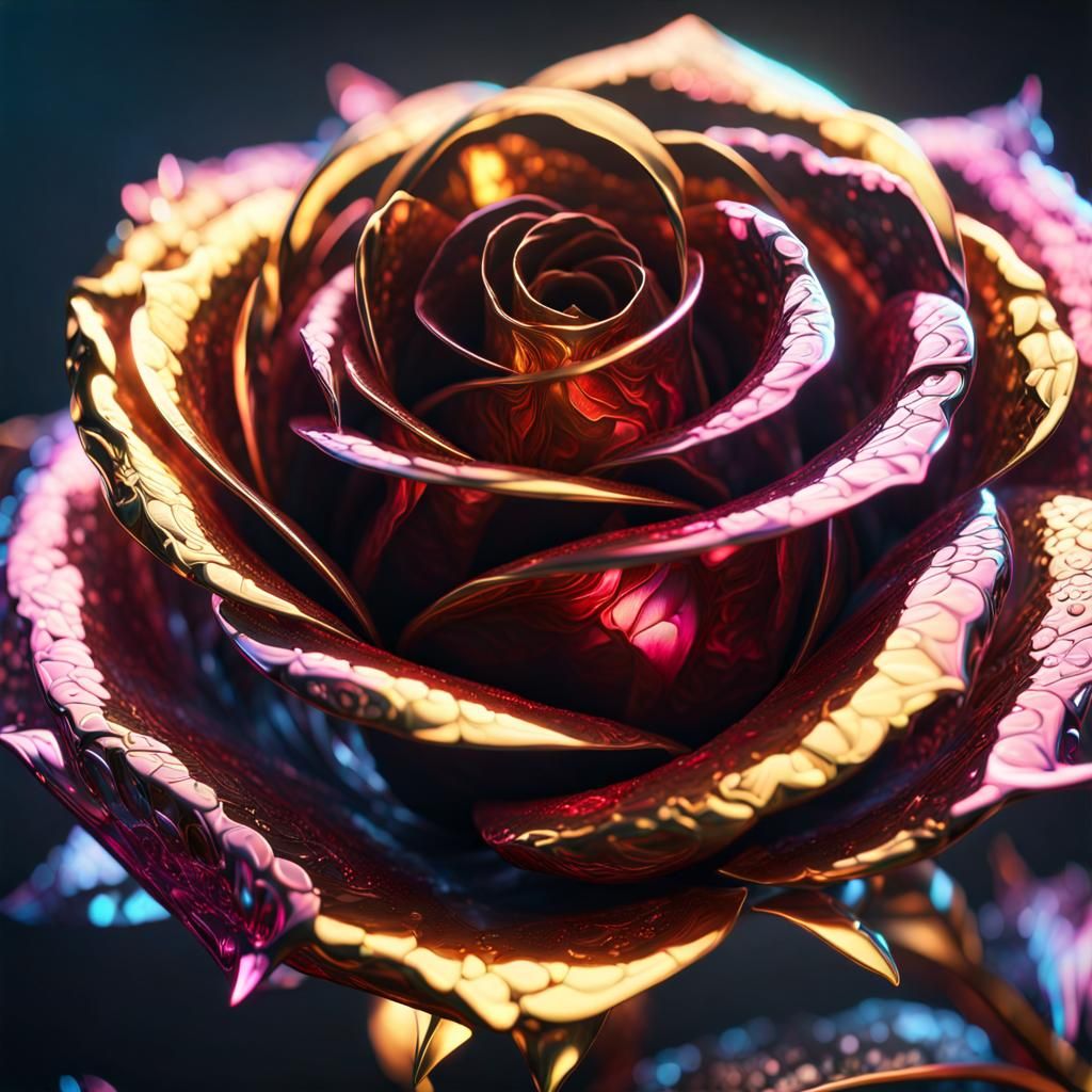 Metal Rose 2