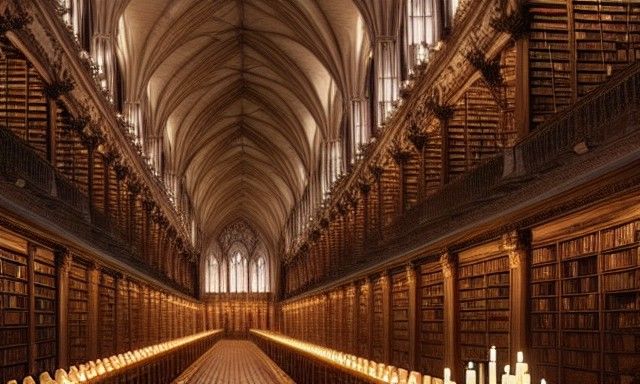 gothic revival library experiment