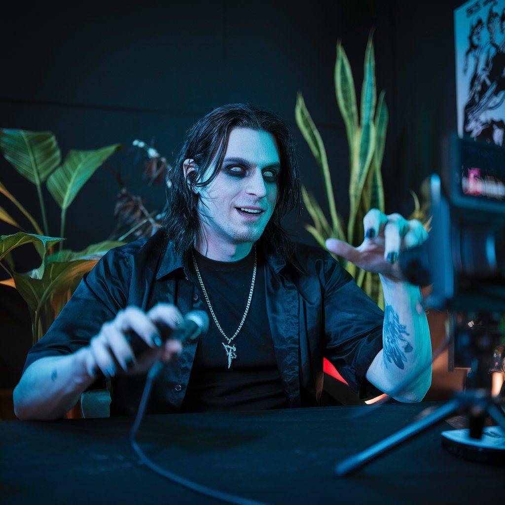 Modern vampire as an internet influencer