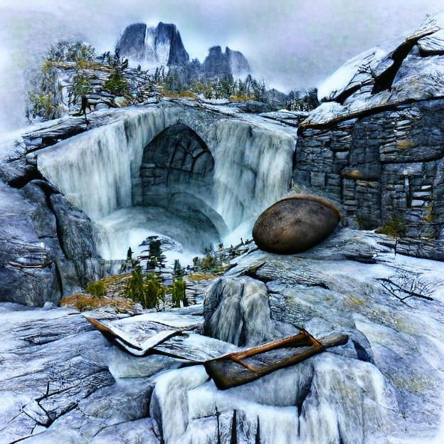 Bleak Falls Barrow - AI Generated Artwork - NightCafe Creator