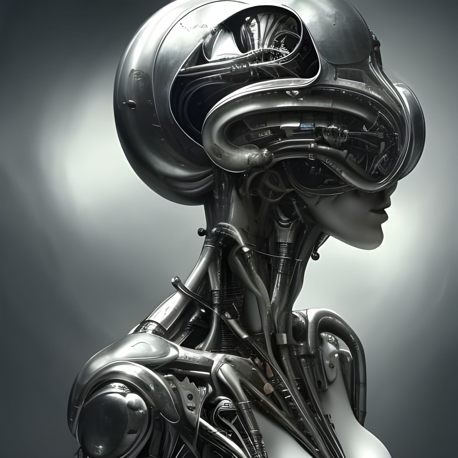 tribute to giger - AI Generated Artwork - NightCafe Creator