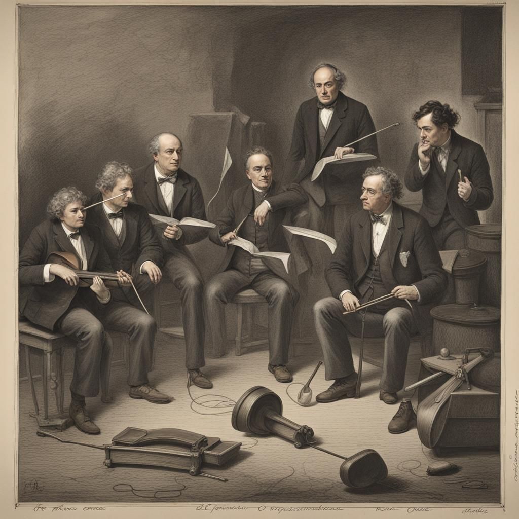 Orquesta Deforme AI Generated Artwork NightCafe Creator