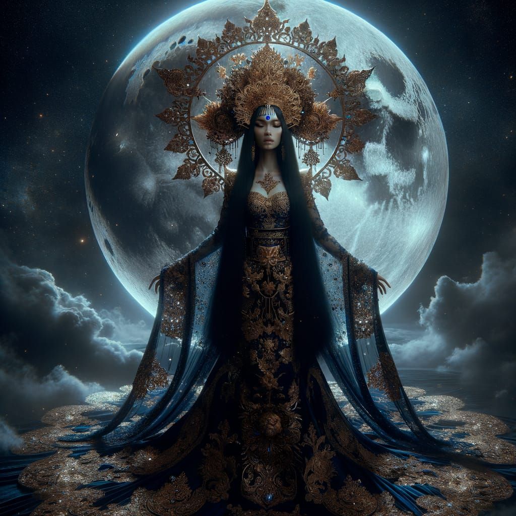Dewi Danu, a Balinese Hindu Lunar Goddess and Goddess of Beauty :)