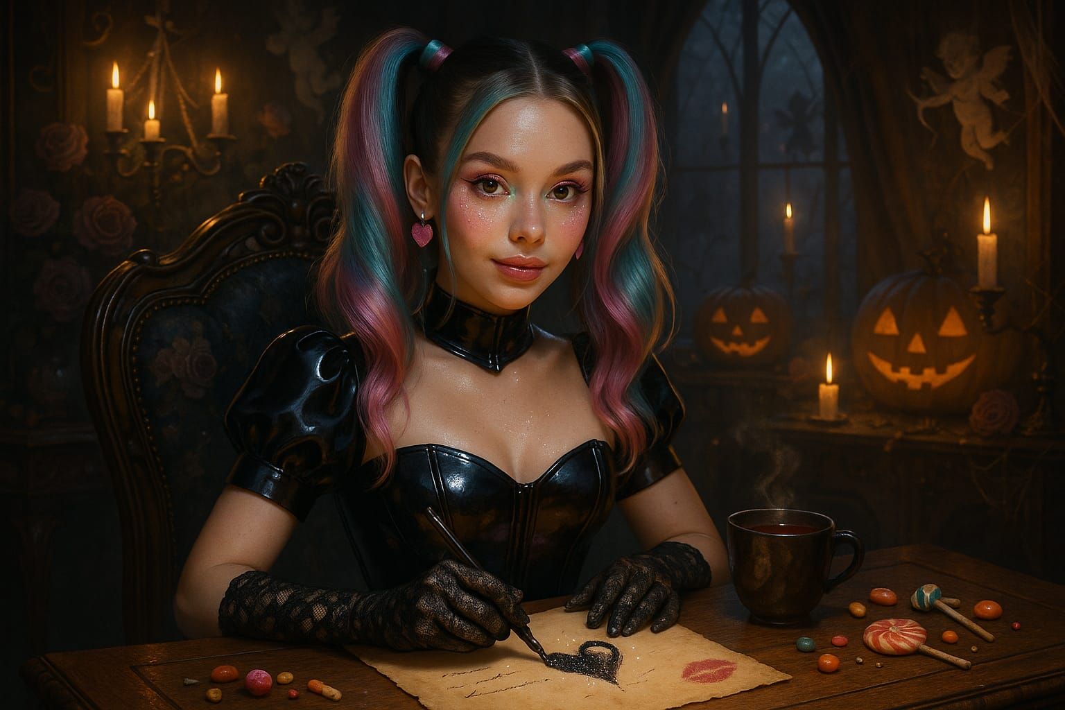 Doodlin' my black heart