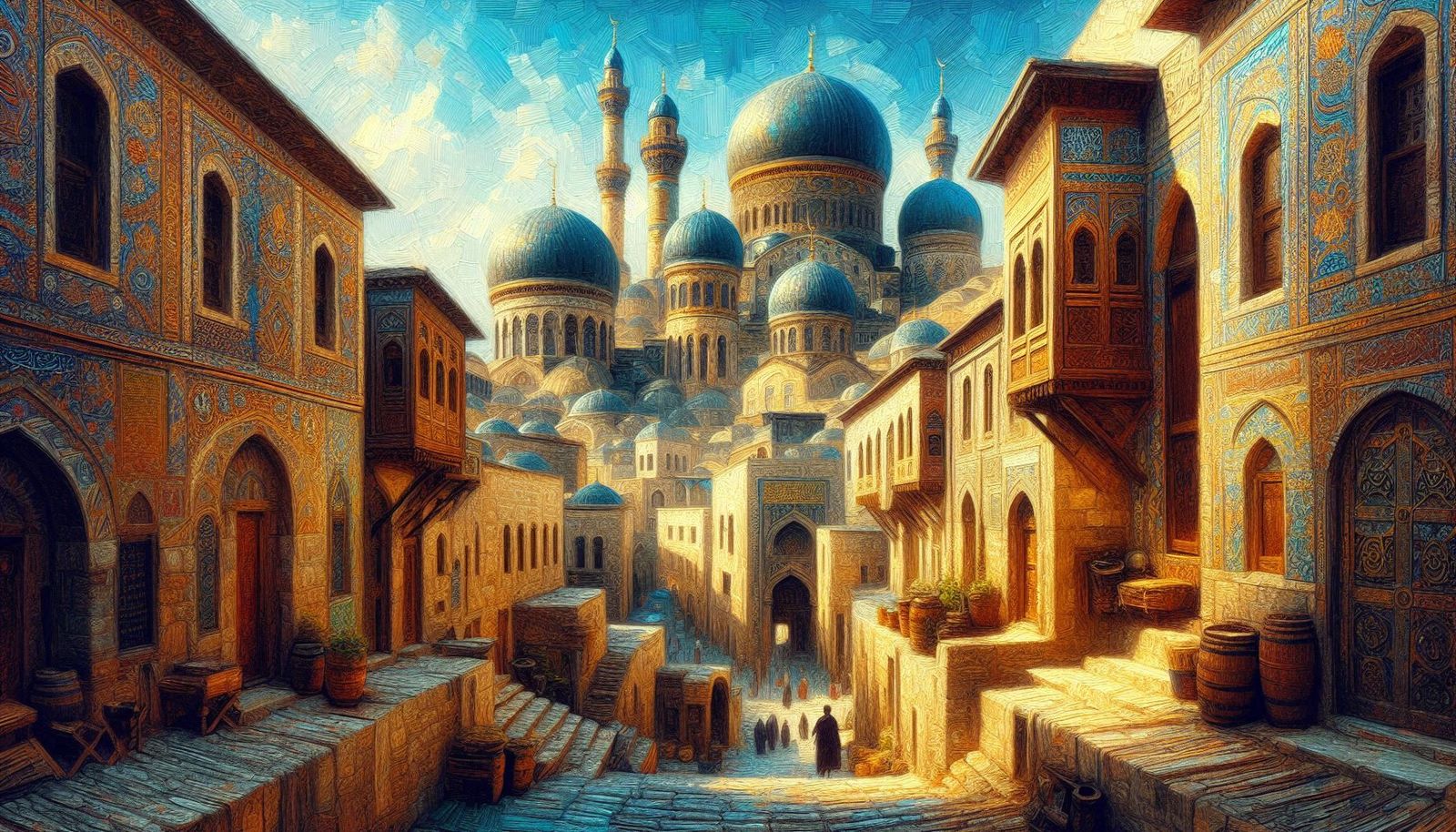 16th-century Ottoman Empire cityscape