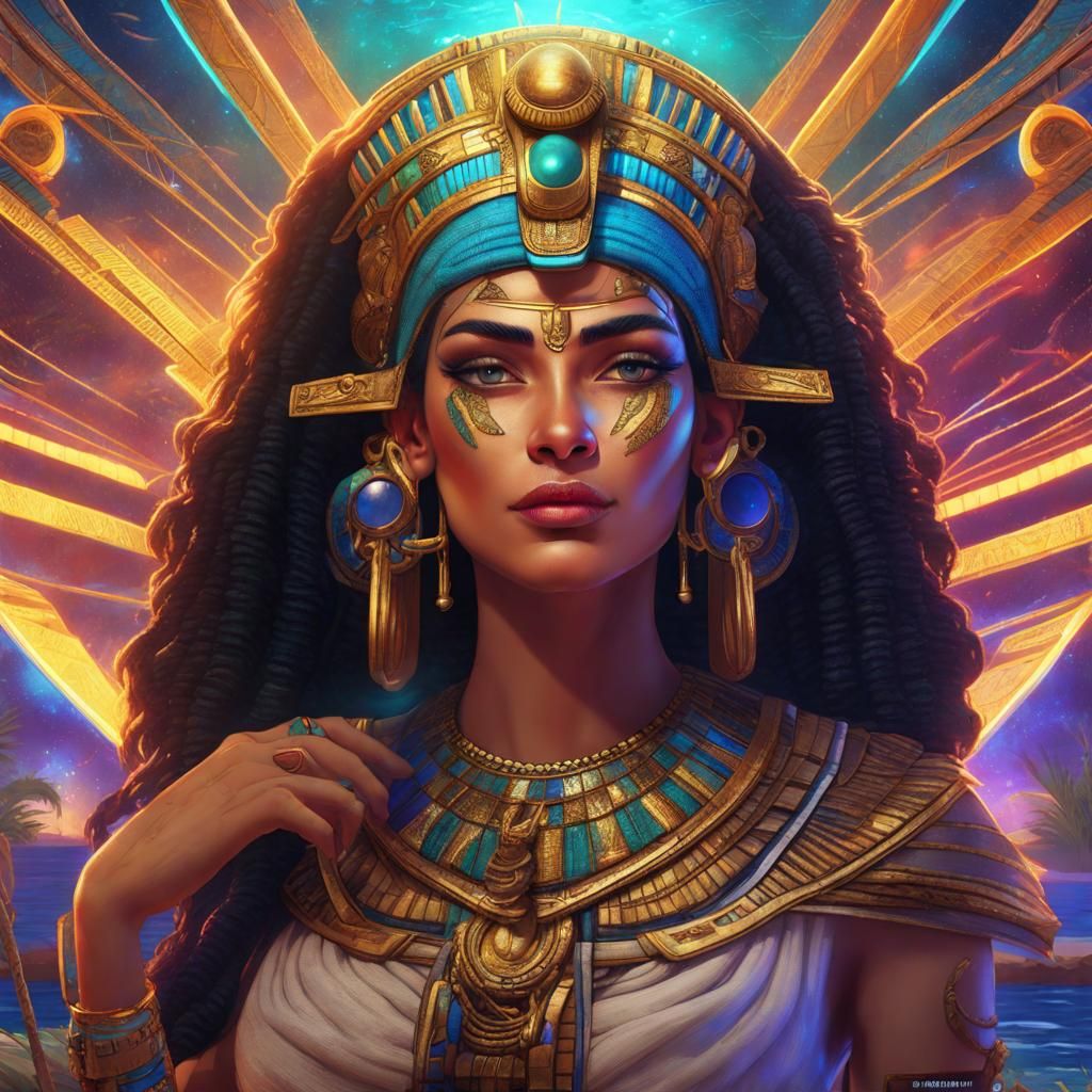 Goddess of the great Pharaohs - AI Generated Artwork - NightCafe Creator