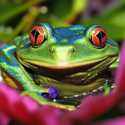 Frog Luck AI Generated Artwork NightCafe Creator