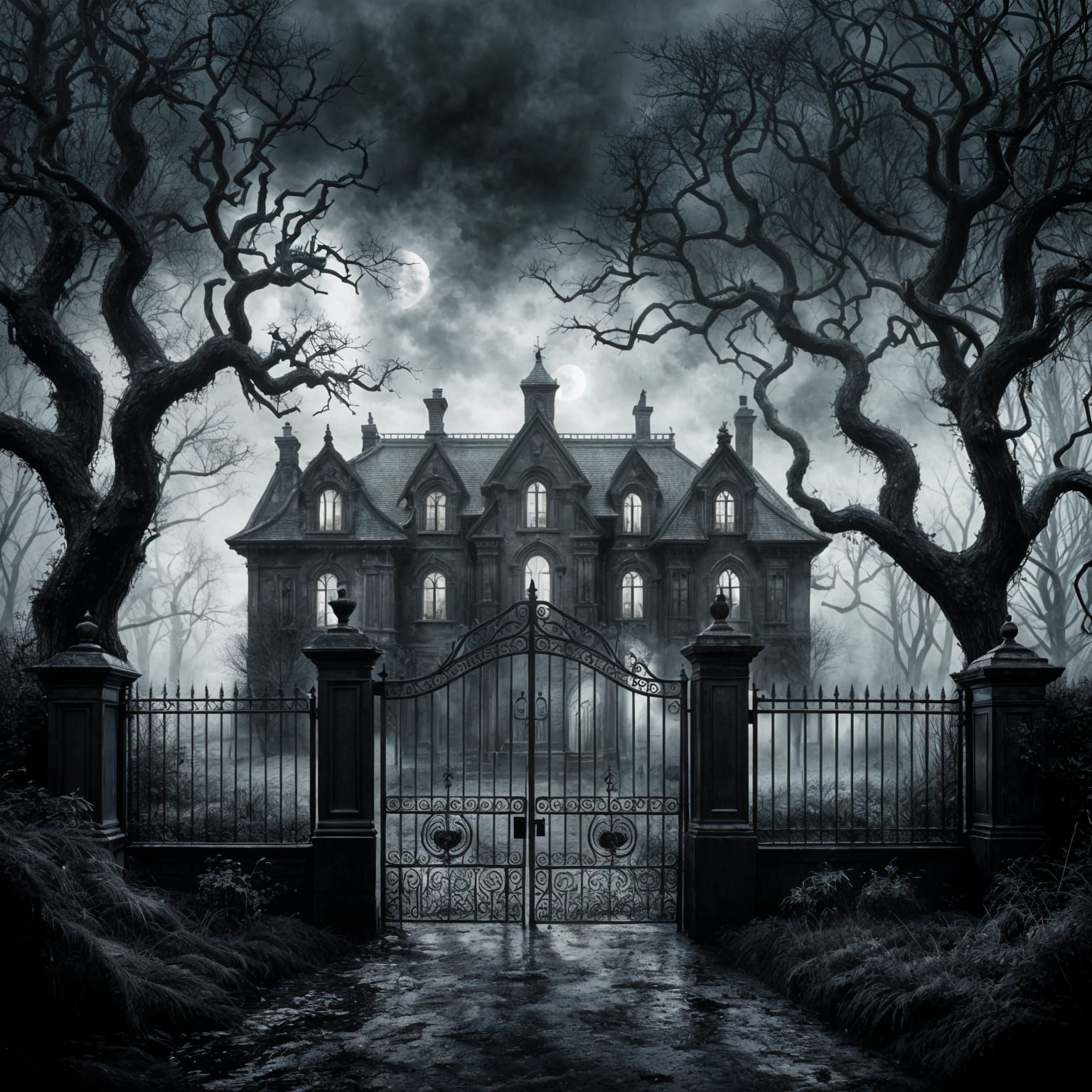 A huanted house spooky :-)  by @Damaz