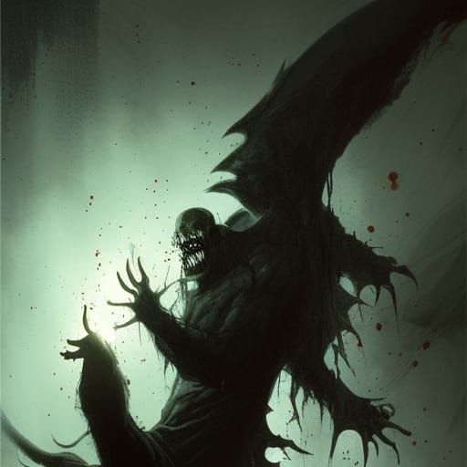 The phantasm,blood curdling monster