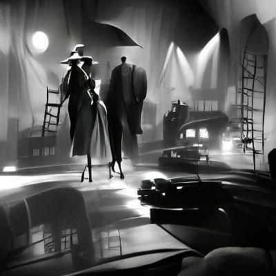 concept art film noir, We are so happy to see you