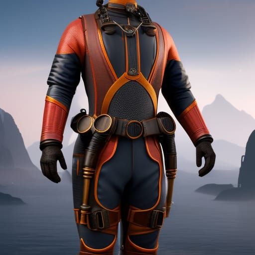 diving suit AI Generated Artwork NightCafe Creator