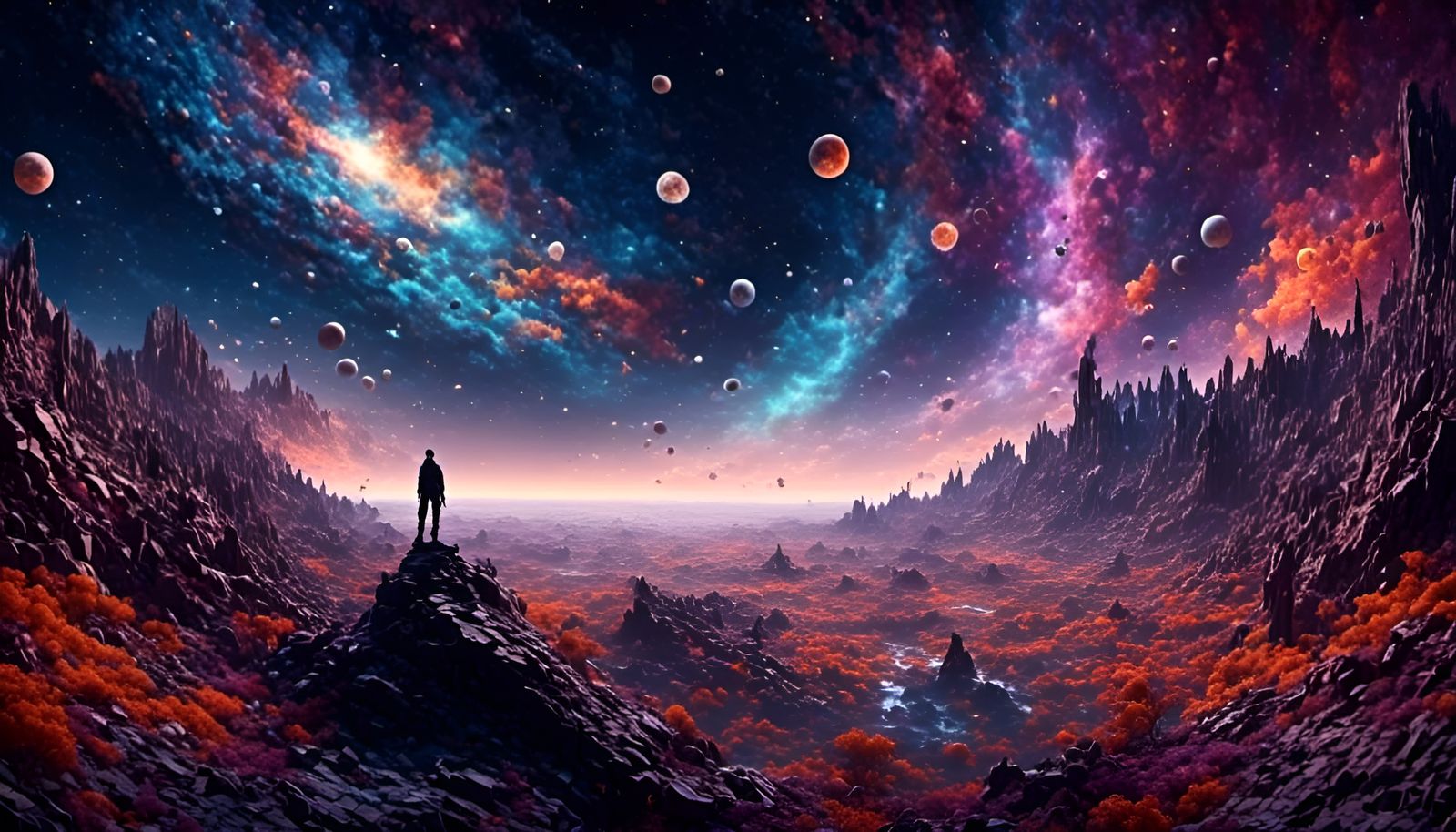 Goodnight Friend Message in Night Sky