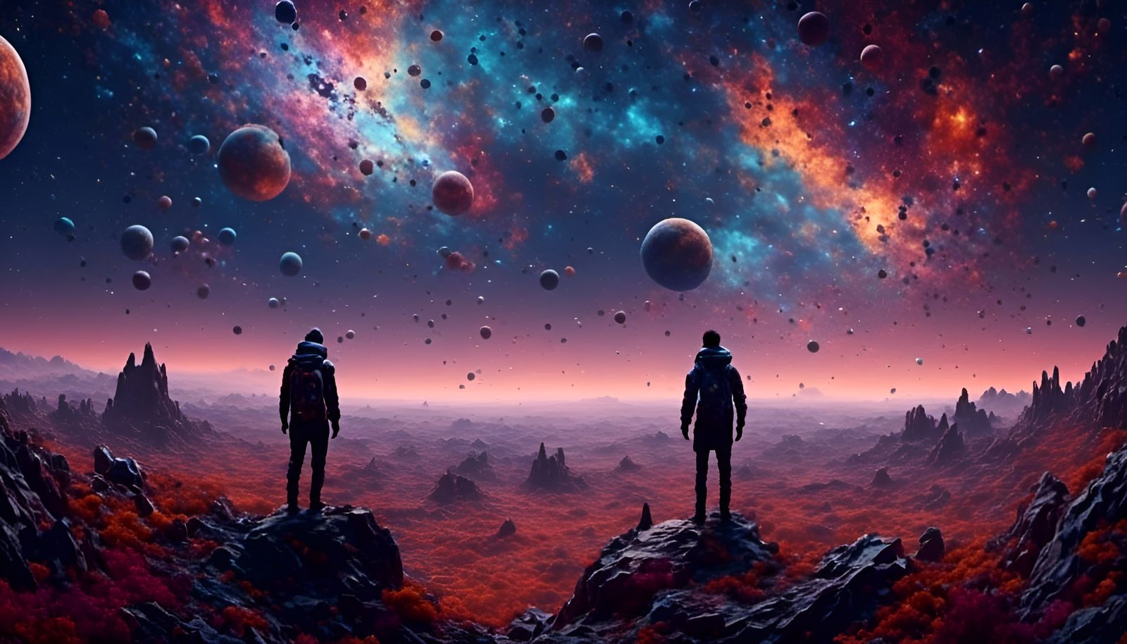 Goodnight Friend Message in Night Sky Astrophotography