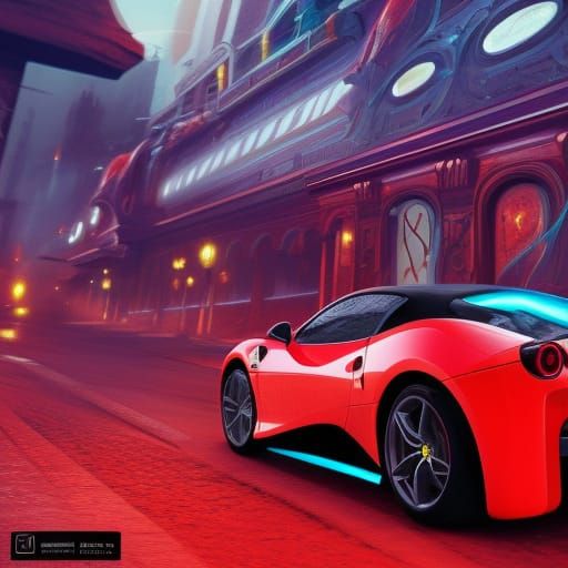 Ferrari neon