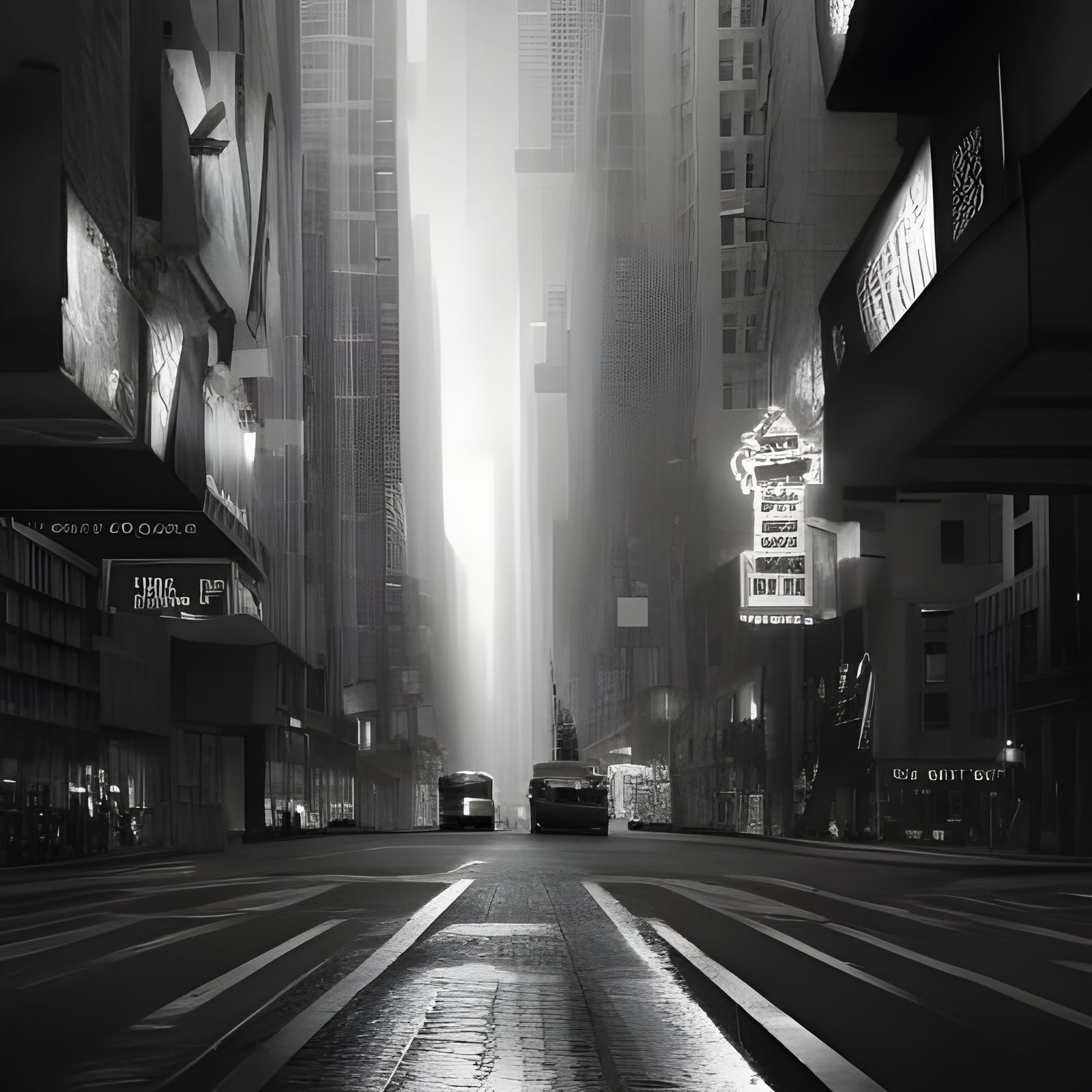 Noir Cityscapes  by @Mila K
