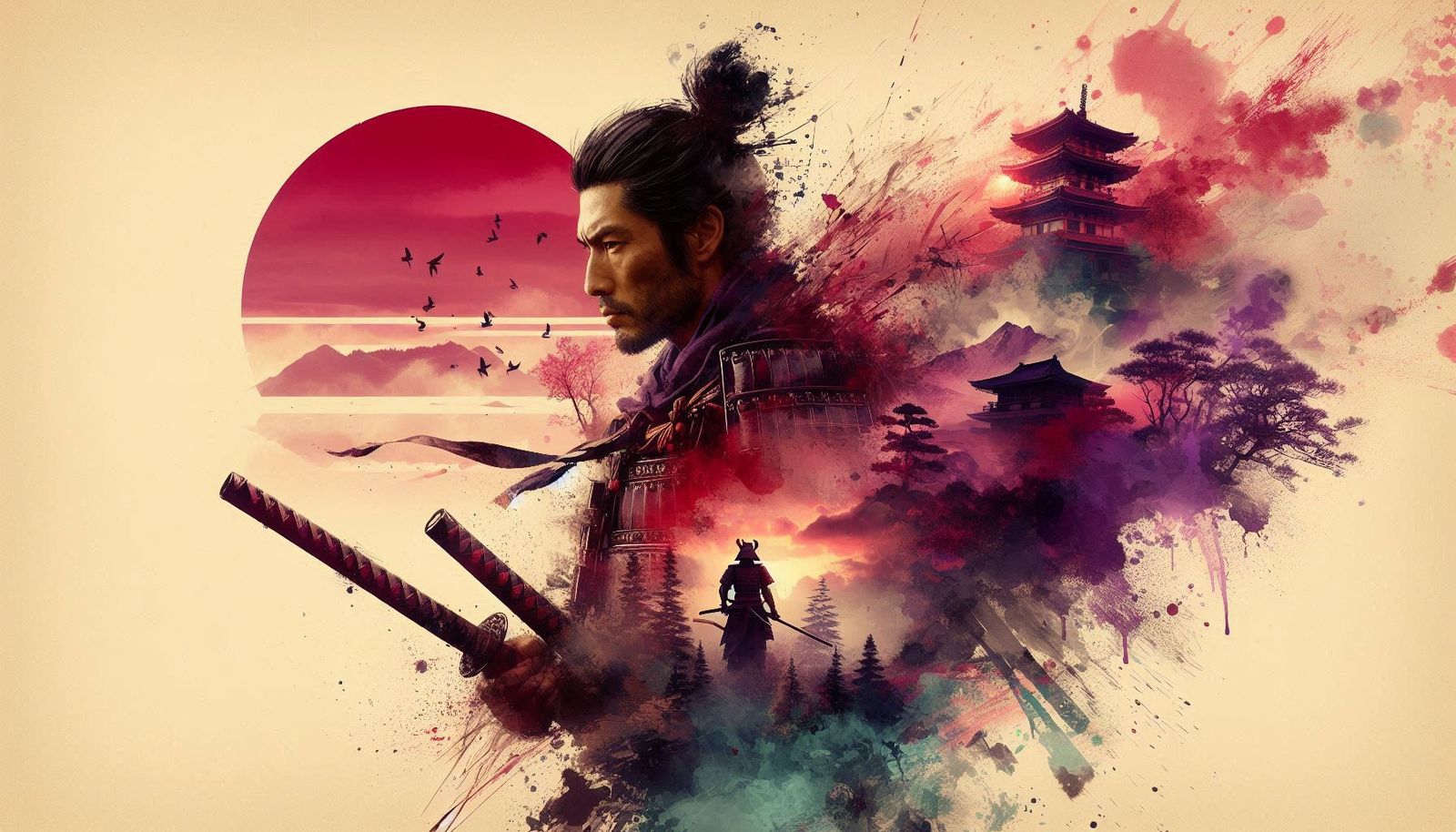 Samurai (Double Exposure) 16:9