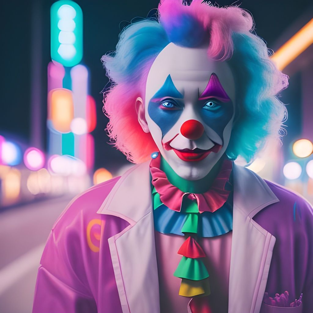 Clown City - AI Generated Artwork - NightCafe Creator