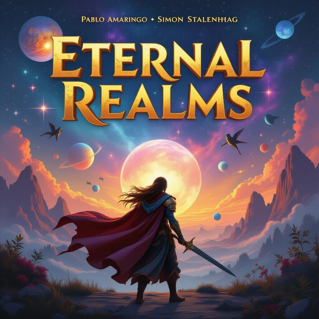 Design a cover that tells the story of a game. Focus on mood, title placement, and strong visuals. 🎮

Examples ...  by @undefined