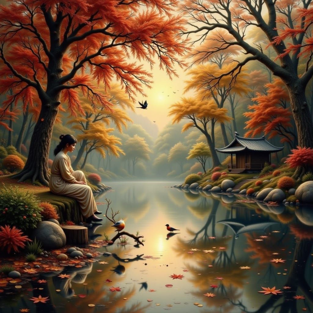 There are people, chirping happily all day long. 