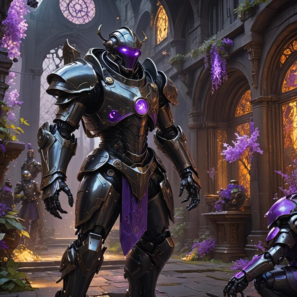 Purple and peaceful