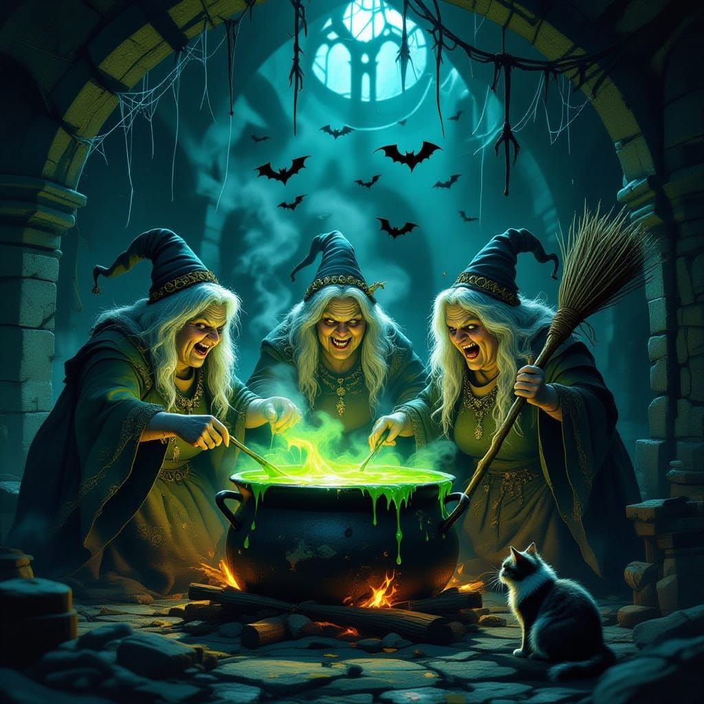 'DOUBLE, DOUBLE TOIL & TROUBLE!'  by @KILLJOY KATE