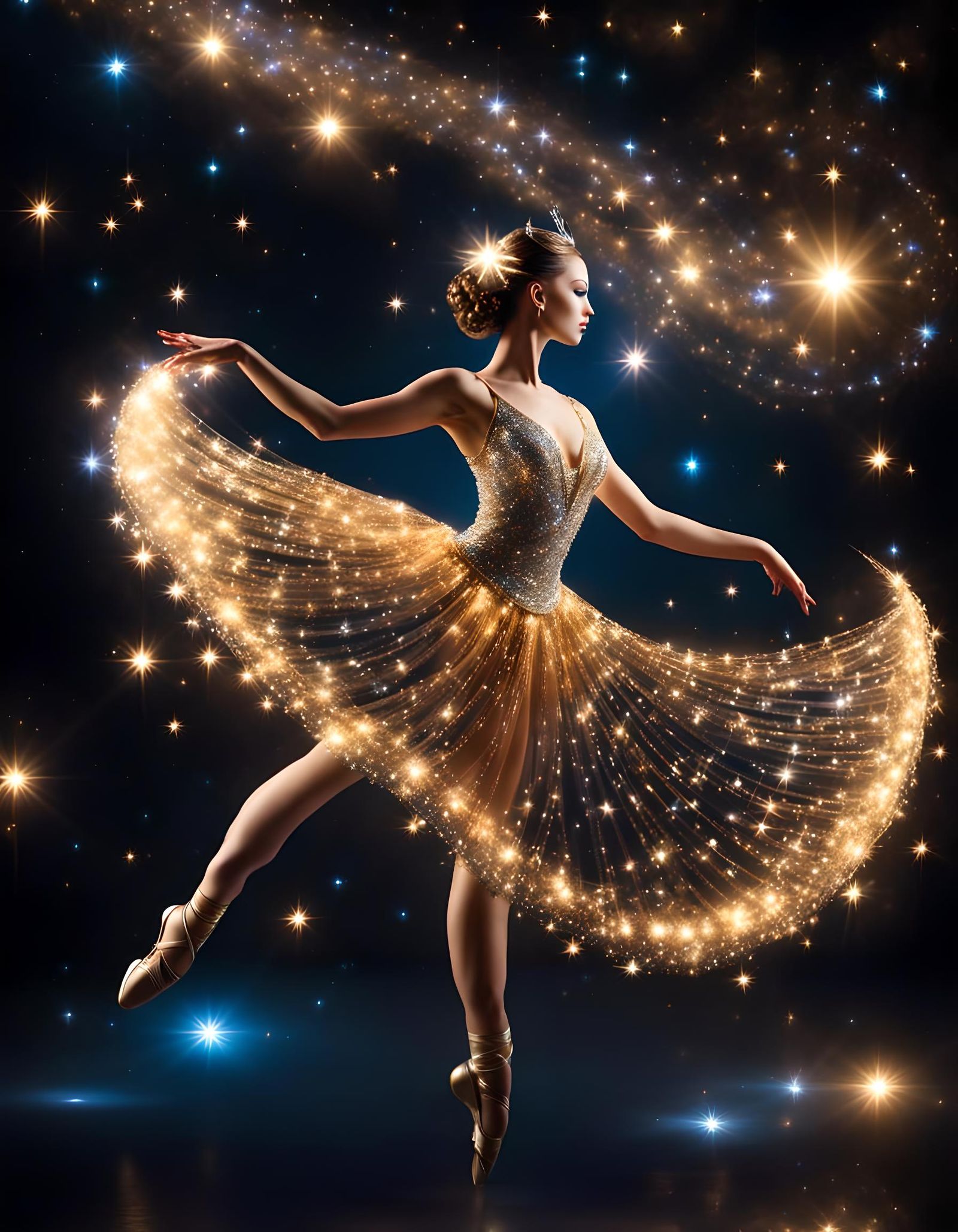 Cosmic Ballet  by @Mangochango