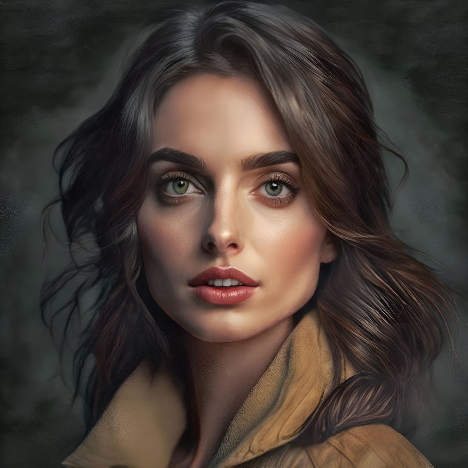 Midjourney v4: Ana, A Portrait