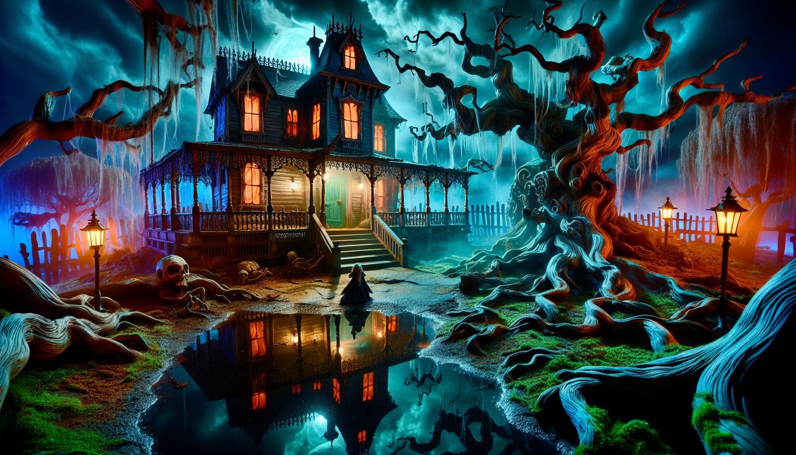 We've left the lights on