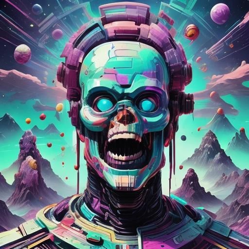 <lora:Quantum Mind SD15:0.7>
<lora:Bonbon Panic:0.7>
Post-apocalyptic 
Laughing Candy Sci-Fi clown. 
 Quantum Hivemind Submechanophobia 