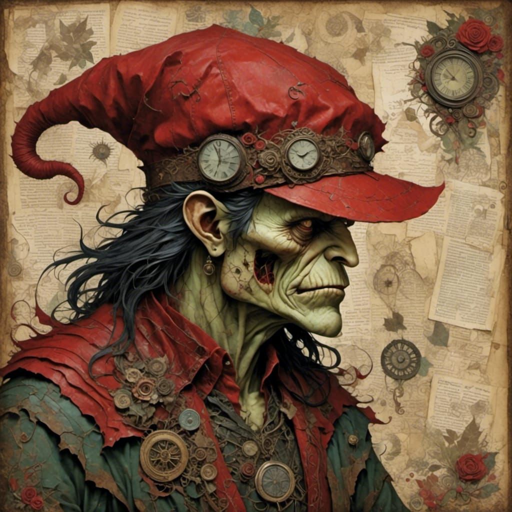  <lora:MythMedia:1.0> Redcap