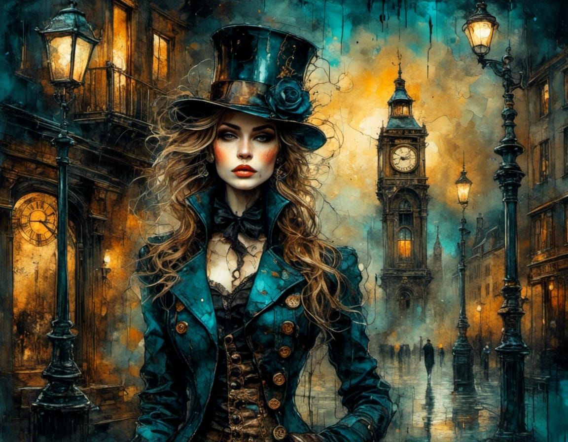 town clock  by @Jarka Carta