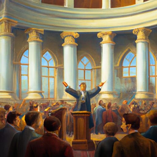 Worshippers in the church of the God of Opinion