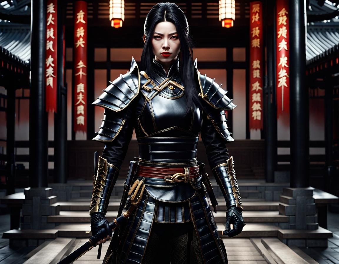 Female Samurai 3 - AI Generated Artwork - NightCafe Creator