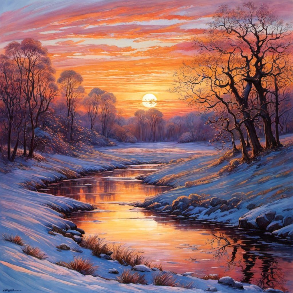 Late winter landscape  by @Gokiburi