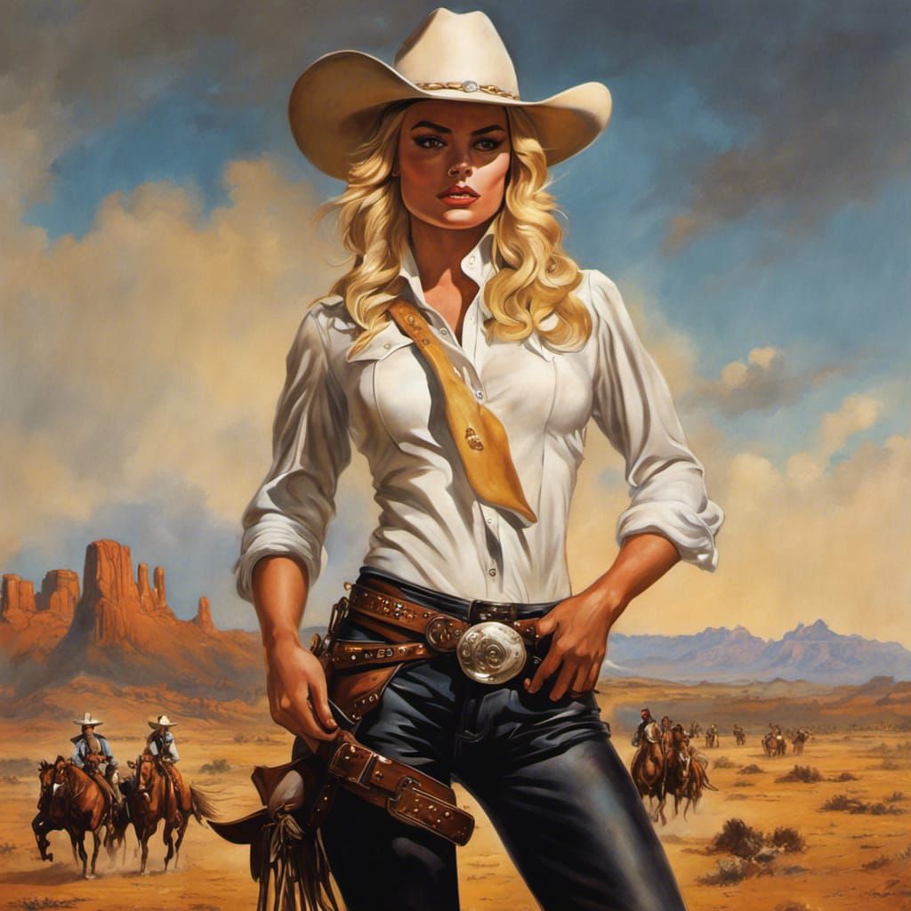 Cowgirl - AI Generated Artwork - NightCafe Creator